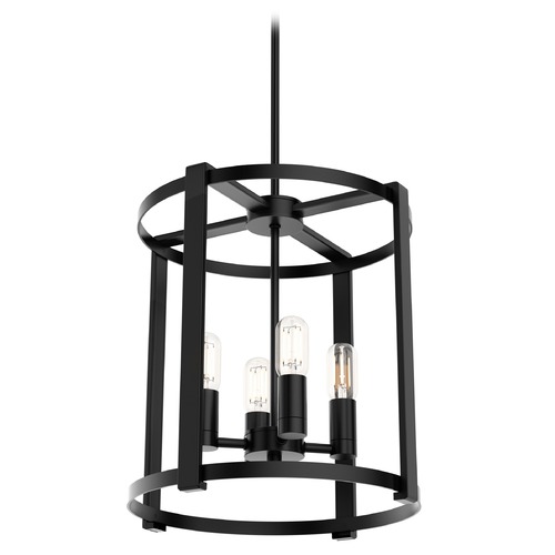 Astwood Matte Black Chandelier by Hunter Fan Company