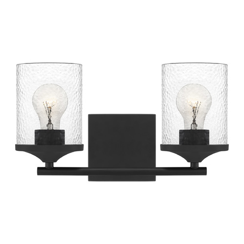 Abner 14-Inch Bath Light in Earth Black by Quoizel Lighting