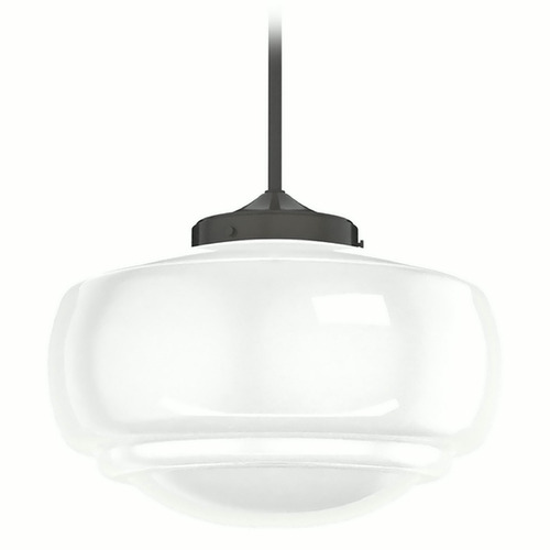 Hunter Fan Company Saddle Creek Noble Bronze Pendant Light with Mushroom Shade