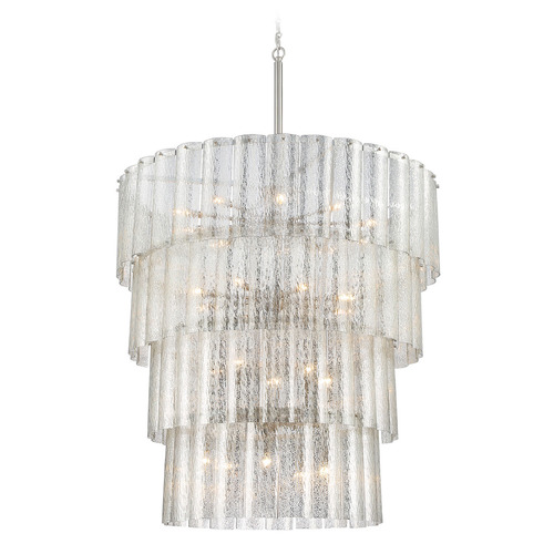 Museo Brushed Polished Nickel Chandelier by Craftmade Lighting
