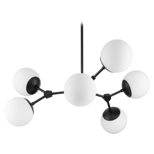 Progress Lighting Progress Lighting Adley 5-Light Matte Black Chandelier P400308-31M