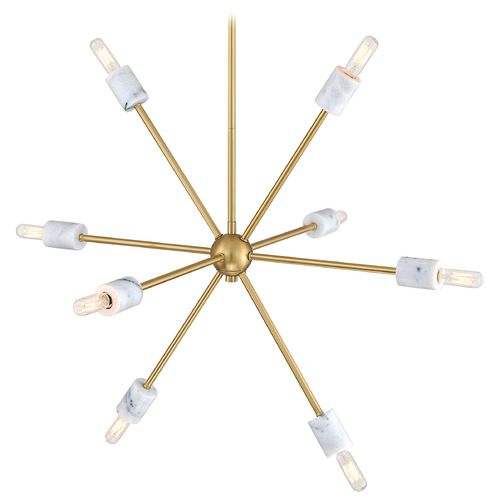 Designers Fountain Star Dust Brushed Gold Chandelier