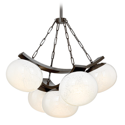 Hudson Valley Lighting Duxbury Distressed Bronze LED Chandelier