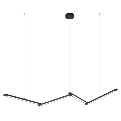 Matteo Lighting Archie Matte Black LED Pendant Light