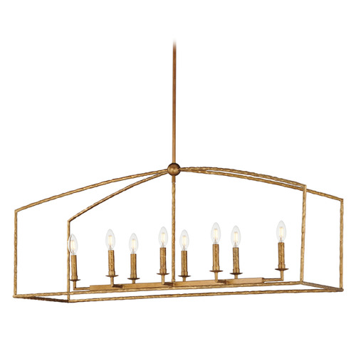 Maxim Lighting Martel Etruscan Gold Island Light
