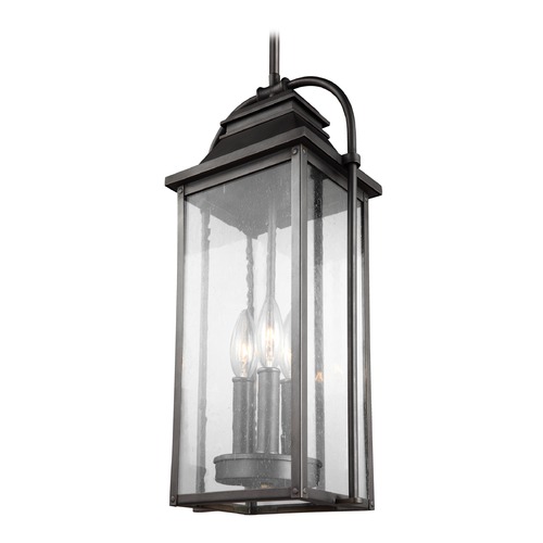 Visual Comfort Studio Collection Wellsworth Outdoor Lantern in Bronze by Visual Comfort Studio OL13209ANBZ