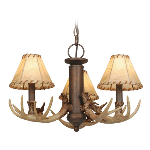 Lodge Weathered Patina Chandelier by Vaxcel Lighting
