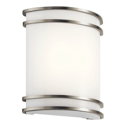 Kichler Lighting Transitional LED Sconce Brushed Nickel by Kichler Lighting 11319NILED