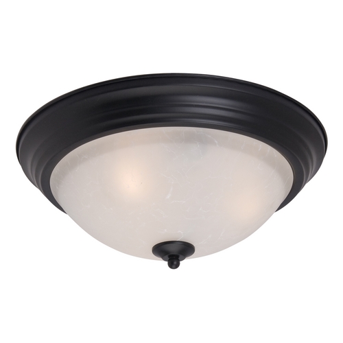 Maxim Lighting Maxim Lighting Essentials Black Flushmount Light 5841ICBK
