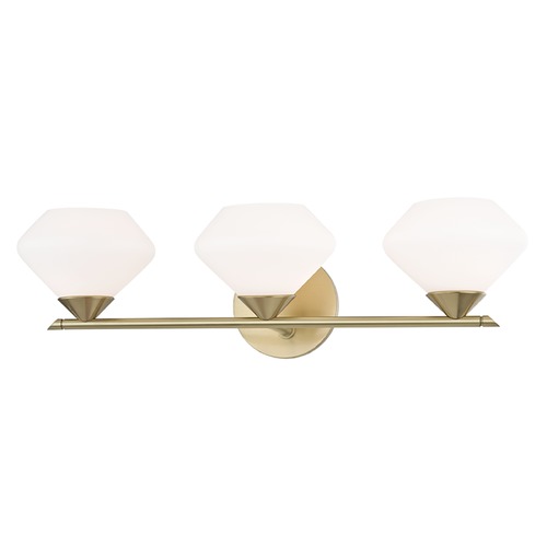Mitzi by Hudson Valley Valerie Aged Brass Bathroom by Mitzi by Hudson Valley H136303-AGB