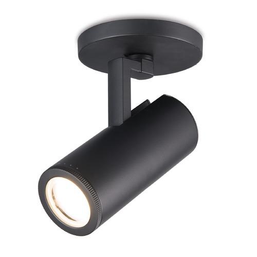 WAC Lighting Paloma Black LED Monopoint Spot Light 2700K 1340LM by WAC Lighting MO-4023-827-BK