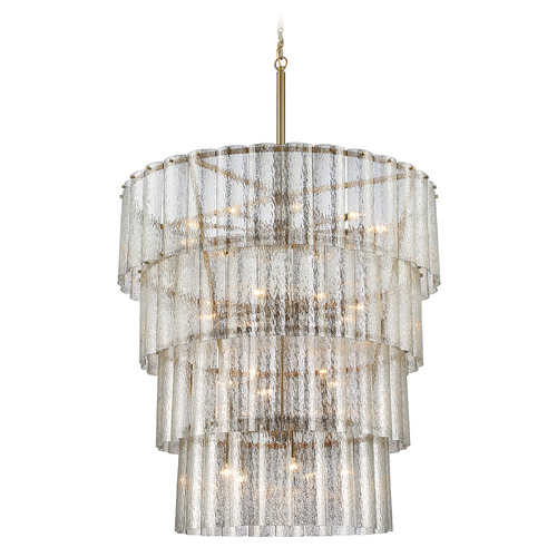 Museo Satin Brass Chandelier by Craftmade Lighting