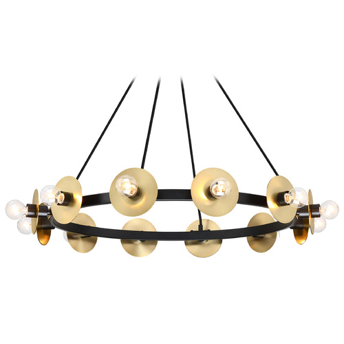 Designers Fountain Harmoni Matte Black Chandelier