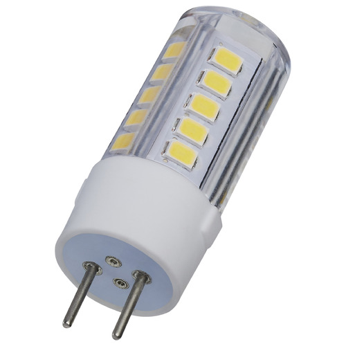 Satco Lighting 4.5W GY6.35 5000K 12V Clear Mini LED Light Bulb by Satco Lighting S12125