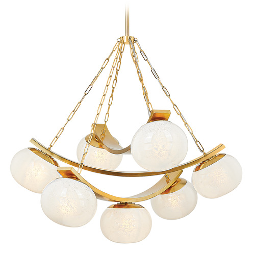 Hudson Valley Lighting Duxbury Aged Brass LED Chandelier