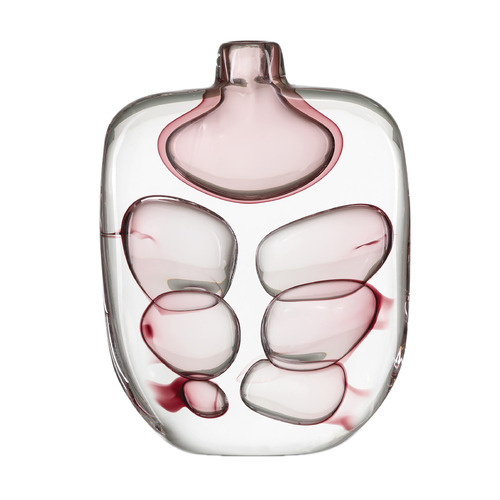 Currey and Company Lighting Currey and Company Vicolino Clear & Purple Vase 1200-1016
