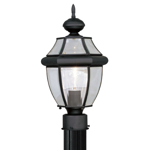 Livex Lighting Livex Lighting Monterey Black Post Light 2153-04
