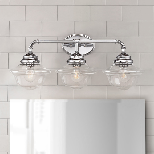 Bathroom Lights Sconces Lighting, Chrome Vanity Light Fixtures