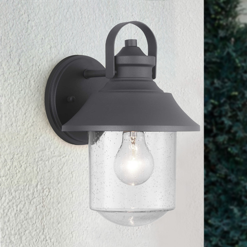 Weldon Black Medium Outdoor Wall Light by Progress Lighting