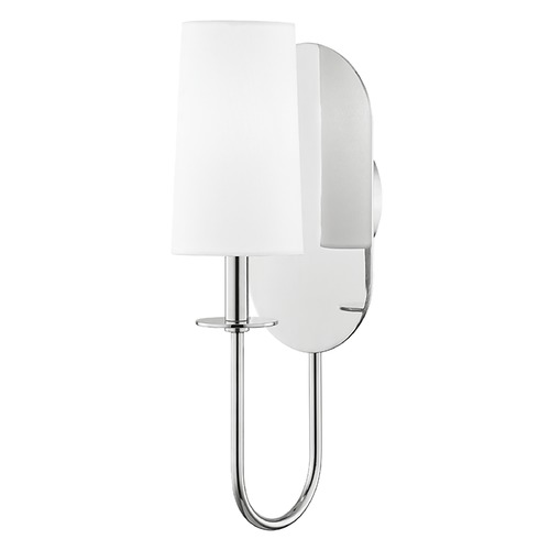 Mitzi by Hudson Valley Lara Polished Nickel Sconce by Mitzi by Hudson Valley H395101-PN