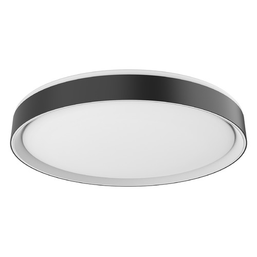 Kuzco Lighting Essex 19.75-Inch LED Flush Mount Ceiling Light in Black & White by Kuzco Lighting FM43920-BK/WH