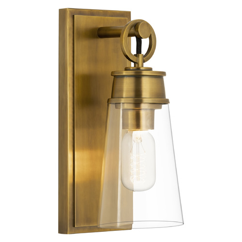 Wentworth Rubbed Brass Sconce by Z-Lite