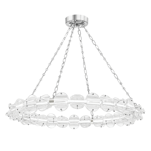 Lindley 38-Inch Pendant in Polished Nickel by Hudson Valley Lighting