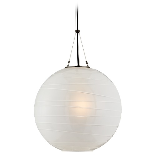 Visual Comfort Signature Collection Alexa Hampton Hailey Pendant in Gun Metal by Visual Comfort Signature AH5015GMFG