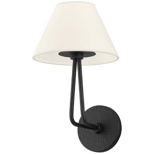 Troy Lighting Ozias Black Iron Sconce