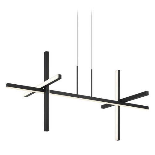 Matteo Lighting Crosley Matte Black LED Island Light