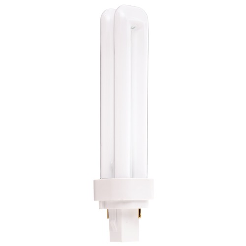 Satco Lighting Compact Fluorescent Quad Tube Light Bulb 2 Pin Base 3000K by Satco Lighting S6722