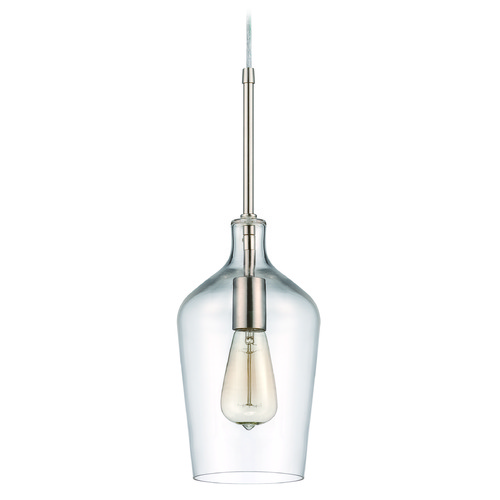 18.50-Inch High Brushed Polished Nickel Pendant by Craftmade Lighting