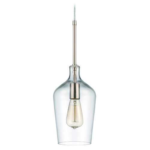 Craftmade Lighting 18.50-Inch High Brushed Polished Nickel Pendant by Craftmade Lighting P445BNK1