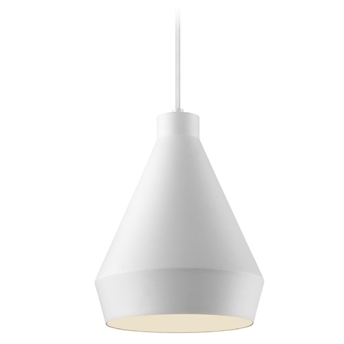 Modern Mini Pendant White Koma by Sonneman Lighting