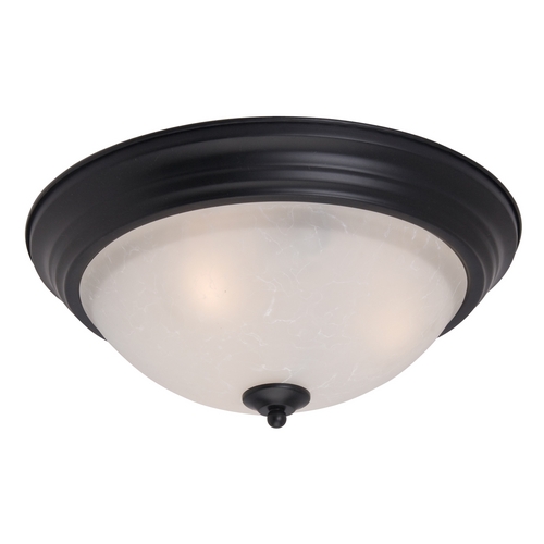 Maxim Lighting Maxim Lighting Essentials Black Flushmount Light 5842ICBK