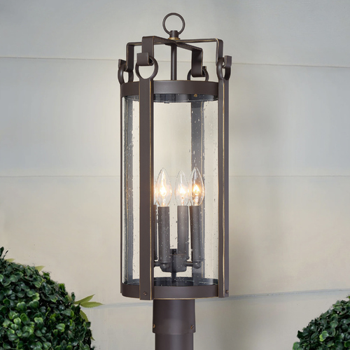 Somerset Lane Dakota Bronze Post Light by Minka Lavery