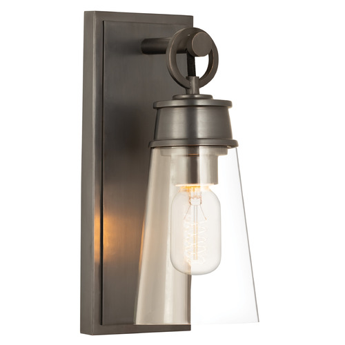 Z-Lite Wentworth Plated Bronze Sconce by Z-Lite 2300-1SS-BP