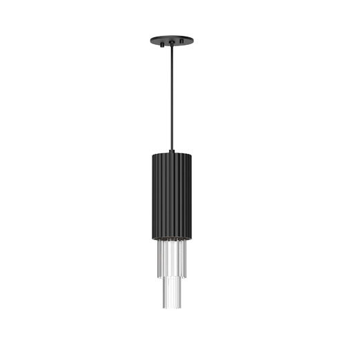 Bordeaux LED Mini Pendant in Matte Black by Alora Lighting