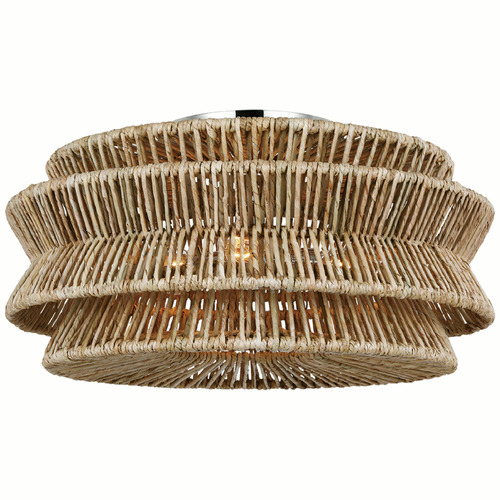 Chapman & Myers Antigua Semi-Flush Mount in Nickel by VC Signature