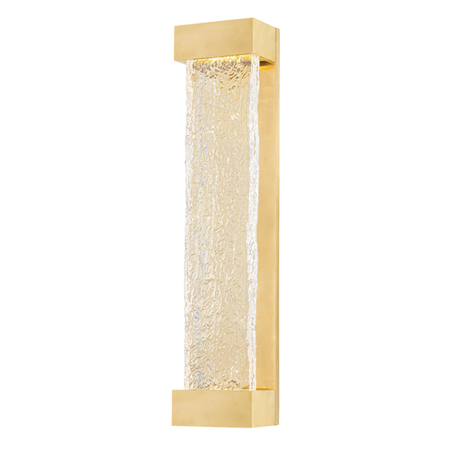 Wharton 23-Inch LED Sconce in Aged Brass by Hudson Valley Lighting