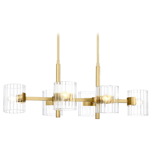 Designers Fountain Aries Brushed Gold Island Light