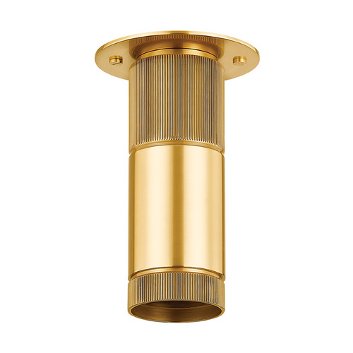 Hudson Valley Lighting Dighton Aged Brass LED Flushmount Light