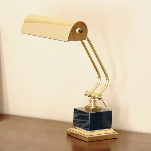 Piano Lamp in Polished Brass by House of Troy Lighting