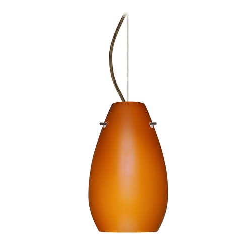 Besa Lighting Besa Lighting Pera Bronze LED Mini-Pendant Light 1KX-412680-LED-BR