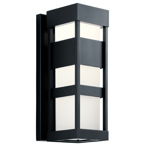Ryler 18.50-Inch Black LED Outdoor Wall Light by Kichler Lighting