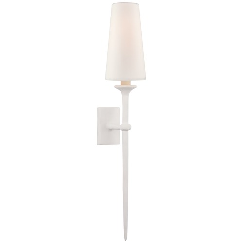 Visual Comfort Signature Collection Julie Neill Iberia Sconce in Plaster White by Visual Comfort Signature JN2075PWL
