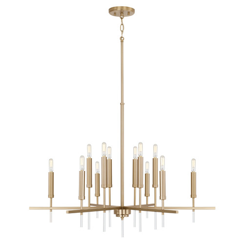 Capital Lighting Elora Large Chandelier in Matte Brass by Capital Lighting 449301MA