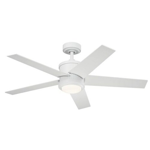 Kichler Lighting Brahm Matte White LED Ceiling Fan by Kichler Lighting 300048MWH