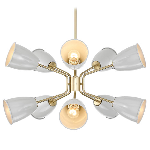 Designers Fountain Biba Brushed Gold Chandelier