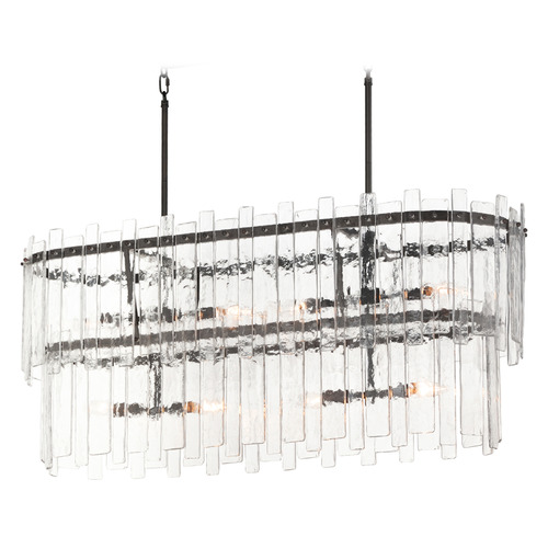 Maxim Lighting Warren Dark Bronze Island Light with Oval Shade